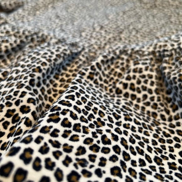 GAP. NWOT. Size M (girls). Leopard print corduroy fit & flare dress. - Picture 2 of 7